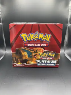 Pokemon Platinum Supreme Victors EMPTY Booster Box (No Cards) - Image 1