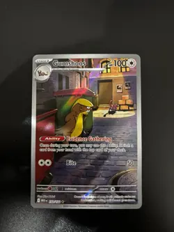 Pokemon TCG Gumshoos Full Art Illustration Rare Mega Evolution 153/132 NEAR MINT - Image 1