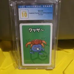 2019 Pokemon Old Maid Gloom CGC 10 Pristine Japanese Playing Card TCG Rare Mint - Image 1