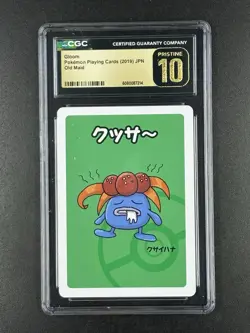 2019 Pokemon Old Maid Gloom CGC 10 Pristine Japanese Playing Card TCG Rare Mint - Image 1
