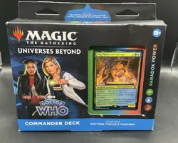 New Magic The Gathering Universes Beyond Doctor Who Commander Deck Paradox Power - Image 1