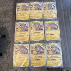 Pikachu At The Museum PROMO X9- Jumbo Pokemon Trading Card x 9Fast shipping - Image 1
