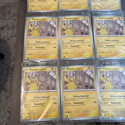 Pikachu At The Museum PROMO X9- Jumbo Pokemon Trading Card x 9Fast shipping - Image 2