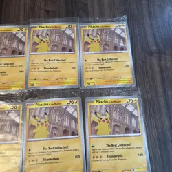 Pikachu At The Museum PROMO X9- Jumbo Pokemon Trading Card x 9Fast shipping - Image 4