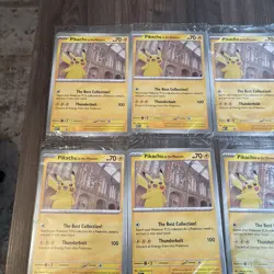 Pikachu At The Museum PROMO X9- Jumbo Pokemon Trading Card x 9Fast shipping - Image 5