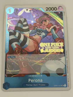 Perona (Judge Pack Vol. 2) OP01-077 One Piece Promotion Cards Foil - Image 2