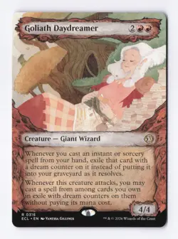 Goliath Daydreamer (Showcase) 0316 (R) MTG Lorwyn Eclipsed (ECL) - Image 1