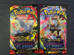 2 Pokemon Phantasmal Flames Booster Packs - Image 1
