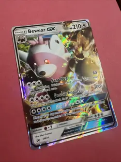Bewear GX Black Star Promo Pokemon TCG SM34 Holo Rare - Image 2