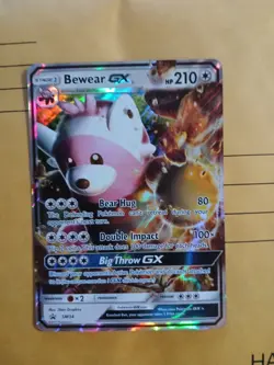Bewear GX SM34 Black Star Promo Sun And Moon Full Art Pokemon TCG - Image 1