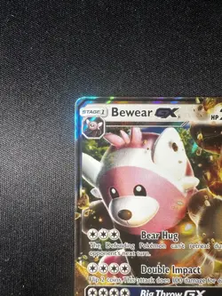 Bewear GX SM34 Black Star Promo Sun And Moon Full Art Pokemon TCG - Image 2