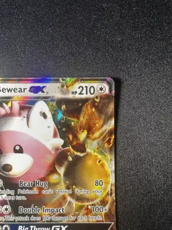 Bewear GX SM34 Black Star Promo Sun And Moon Full Art Pokemon TCG - Image 3