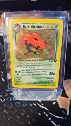 Dark Vileplume 13/82 Holo Rare Team Rocket Vintage Card WOTC Pokemon TCG - Image 1