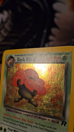Dark Vileplume 13/82 Holo Rare Team Rocket Vintage Card WOTC Pokemon TCG - Image 2