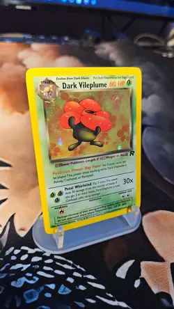 Dark Vileplume 13/82 Holo Rare Team Rocket Vintage Card WOTC Pokemon TCG - Image 4