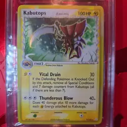 Pokemon Kabutops EX Holon Phantoms Holo Rare #9 CGC 10 Gem Mint - Image 2