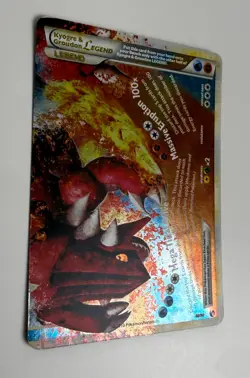 2010 POKEMON HG & SS UNDAUNTED KYOGRE & GROUDON LEGEND 88/90 HOLO RARE BOTTOM LP - Image 4