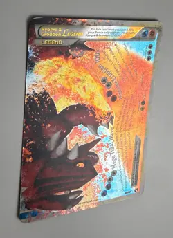2010 POKEMON HG & SS UNDAUNTED KYOGRE & GROUDON LEGEND 88/90 HOLO RARE BOTTOM LP - Image 5