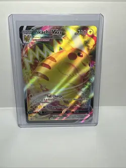 🔥 Pokemon Pikachu VMAX Sword & Shield Black Star Promo SWSH286 Full Art HOLO - Image 1