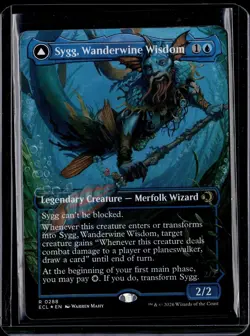 Sygg, Wanderwine Wisdom (Borderless) - 288 - Foil - ECL - NM - MTG - Image 1