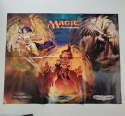 magic mtg time spiral block promo poster planar chaos future sight akroma angel - Image 1