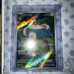 Pokemon Snorlax SVP 051 Holo Black Star Promo Card Scarlet & Violet 151 - Image 1