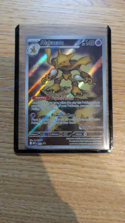 Alakazam - Pokemon Center Stamped Mega Evolution Black Star Promo 009 NM - Image 1