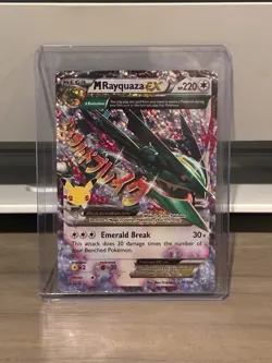 Pokemon TCG M Rayquaza EX Celebrations Classic Collection Holo Ultra Card 76/108 - Image 1