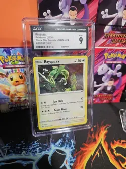 Rayquaza SWSH029 Cosmos Holo Black Star Promo Pokemon TCG CGC Mint 9 - Image 1