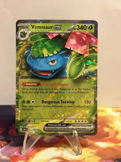 Pokemon TCG Venusaur ex 001/142 Sv07: Stellar Crown Holo - Image 2