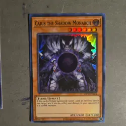 YuGiOh! | PLAYSET 3x Caius the Shadow Monarch | 2 Supers 1 Common OP19 SR01 - Image 3