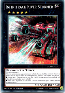 Infinitrack River Stormer - INCH-EN007 - Secret Rare - 1st Edition - Yugioh - Image 1
