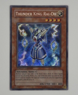 Thunder King Rai-Oh YG02-EN001 Secret Rare Limited Edition Yugioh - LP - Image 1