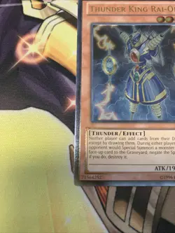 Thunder King Rai-Oh TU08-EN000 (V3) Ultimate Rate VLP Yugioh - Image 5