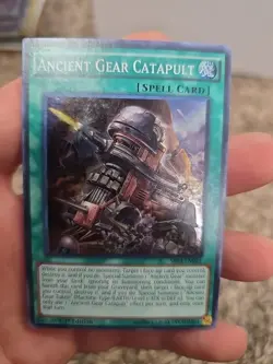Ancient Gear Catapult - SR03-EN021 1st Edition Super Rare - YuGiOh-LP - Image 1