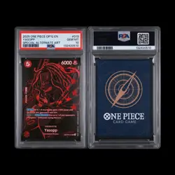 2025 ONE PIECE OP12 LEGACY OF THE MASTER SPECIAL ALTERNATE ART YASOPP 013 PSA10 - Image 2
