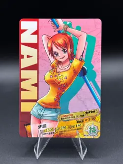 Nami Strawhats 01-07 Glossy One Piece AR Carddass Bandai Tcg Ccg Anime Waifu - Image 1