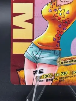 Nami Strawhats 01-07 Glossy One Piece AR Carddass Bandai Tcg Ccg Anime Waifu - Image 5