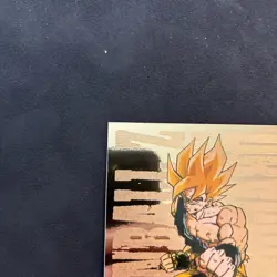 Dragon Ball Z Super Saiyan Goku G-4 Gold Foil 1999 Artbox JPP/AMADA DBZ Series 2 - Image 2