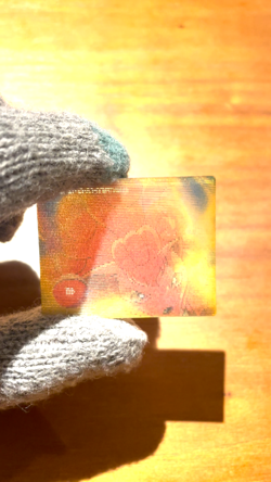 Pokemon card vintage Meiji Super Change Cards 1999 3D Lenticular Vulpix #40 - Image 2