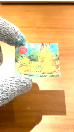 Pokemon card vintage Meiji Super Change Cards 1999 3D Lenticular Pikachu #4 - Image 2