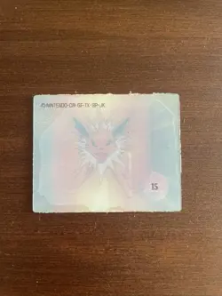 Pokemon Japanese Meiji Super Change Lenticular 3D Card #15 Jolteon - LP - Image 2