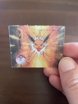 Pokemon Japanese Meiji Super Change Lenticular 3D Card #15 Jolteon - LP - Image 3