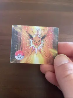 Pokemon Japanese Meiji Super Change Lenticular 3D Card #15 Jolteon - LP - Image 4