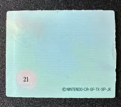 Pokemon Japanese Meiji Super Change Lenticular 3D Card #21 Moltres - Image 4