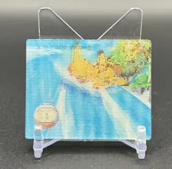 PIKACHU Japanese Meiji Super Change Lenticular 3D Card #2 NM Pokemon Vintage - Image 2