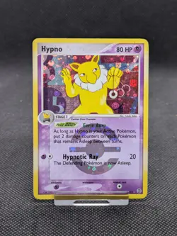 Hypno 25/112 EX Fire Red & Leaf Green Reverse Holo Rare Pokemon Card LP/Played - Image 1