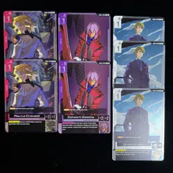 Gundam TCG GD03 Steel Requiem Rare Cards GD03-091, GD03-094, GD03-098 English - Image 1