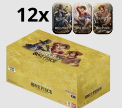 One Piece Card Game - Tin Pack Set Vol.2 (TS-02, OP13) x12 Sealed - Image 1