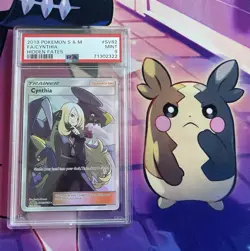 Pokemon Card | PSA 9 Cynthia SV82/SV94 Sun & Moon Hidden Fates Shiny Vault - Image 1